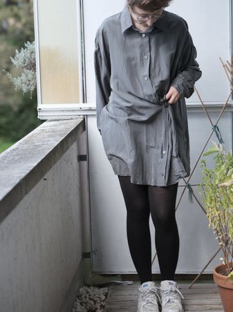 Seidenkleid von Berliner Label Hundhund (XS) – wie neu!