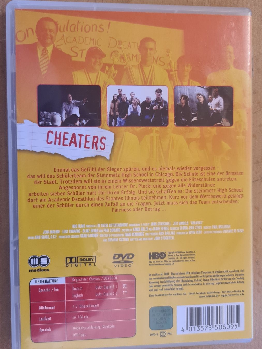 Tutti i DVDs: DVD cheaters 471 – Usato da Dintikon venduto da Vexi 1