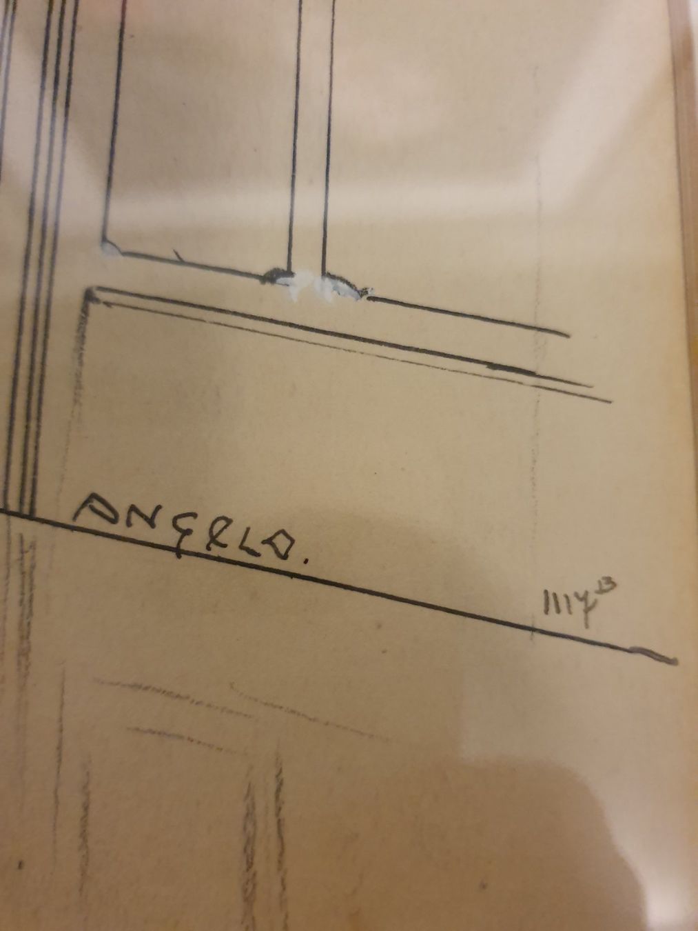 Dipinti: Dessin par Angelo circa 1940 – Usato da Genève venduto da GenevaArtsCollectors 2
