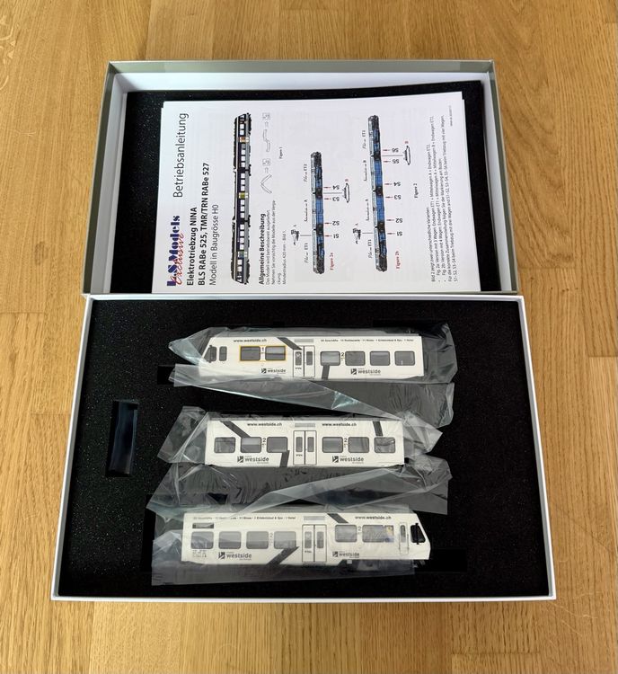 Autorail électrique LS Models 17203DC – RABe 525 BLS / Westside – époque VI – HO (1/87) – Neuf