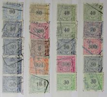 SWITZERLAND: Lot de timbres ferroviaires, O