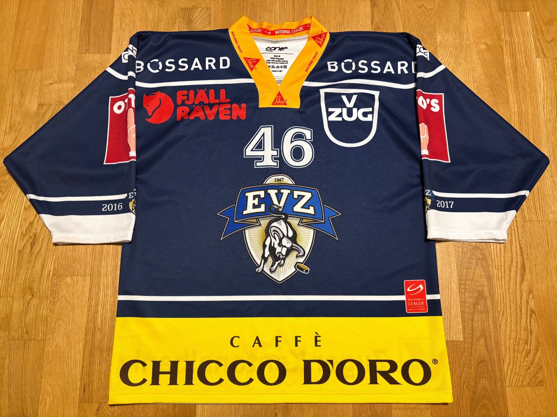 Canottiere & Pantaloni: ORIGINAL EV ZUG # 46 MARTSCHINI 2016/17 EVZ M – Nuovo (secondo la descrizione) da Zürich venduto da TRIKOTKAISER 1