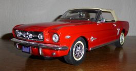 Ford Mustang 1964 Modellauto 1/18 rot, made in Spain