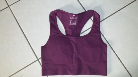 Sport BH von H&M Move, Grösse M, neuwertig aubergine-farben