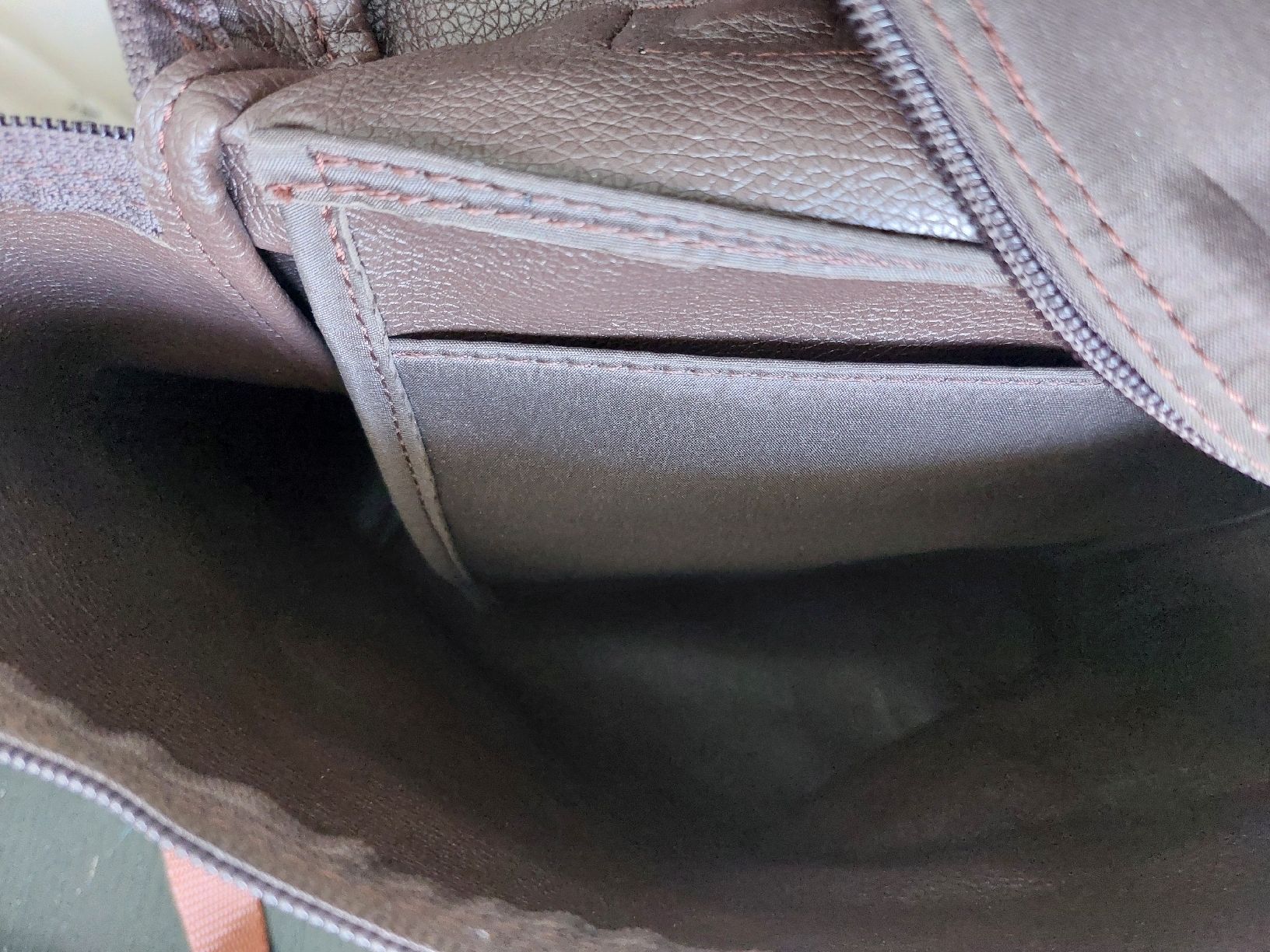 Zaini: Rucksack braun Nylon Leder – Usato da Horgen venduto da prinza 8