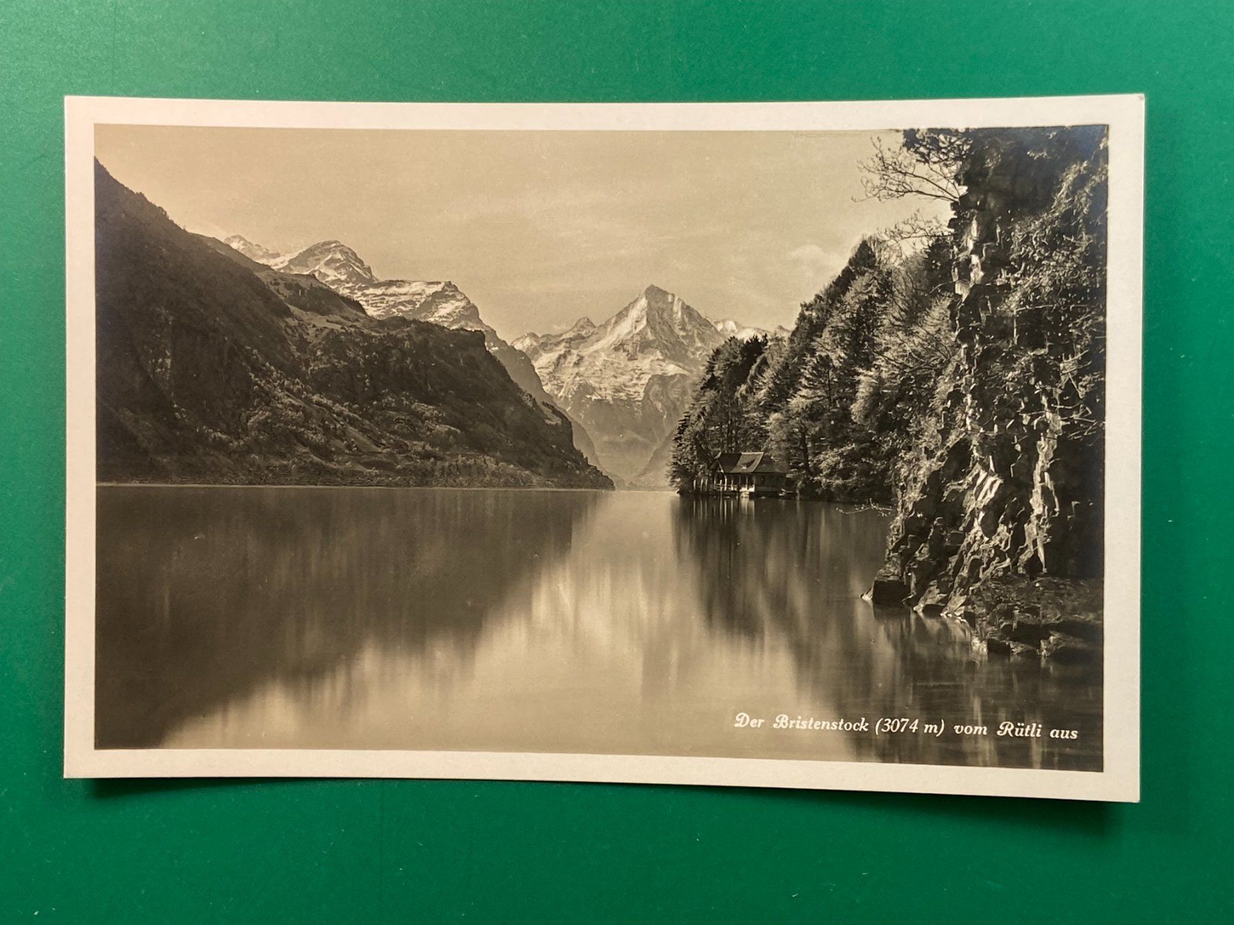 Cartoline postali: Der Bristenstock vom Rütli aus – Usato da Steg VS venduto da danwer74