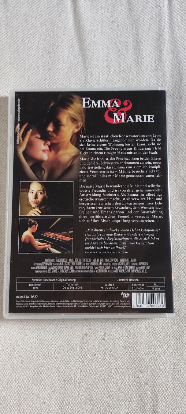 Tutti i DVDs: DVD "Emma & Marie" ("Je te mangerais") – Usato da Zürich venduto da imago6912 1