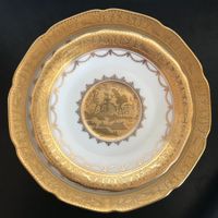Set 2 assiettes/  Set 2 Teller Carlsbad Gloria Elite-Ivory