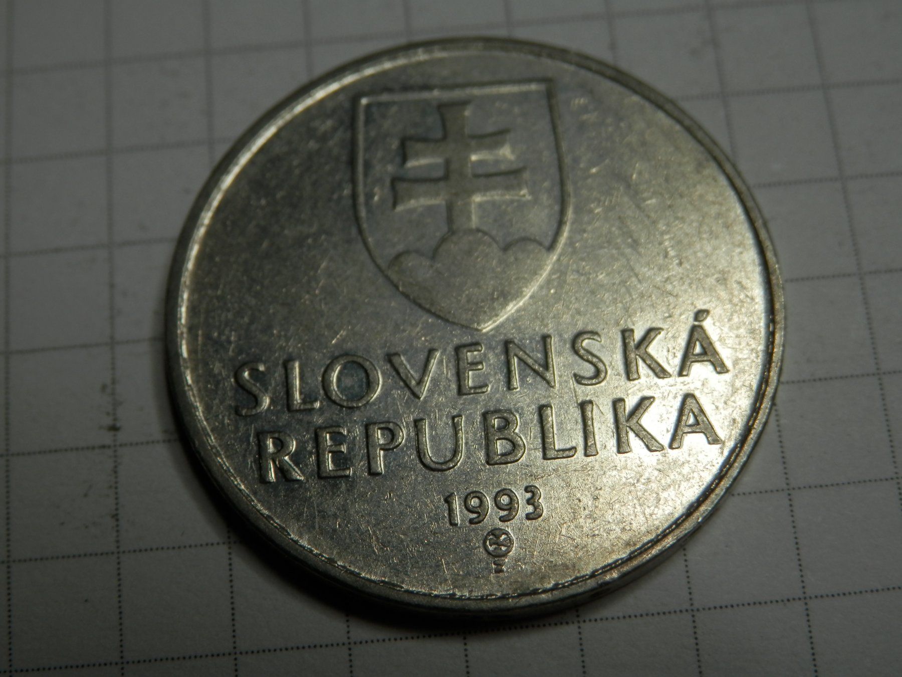 Tutti le monete: Slowakei  2 Kronen, 1993 – Usato da Weiach venduto da weiach81 1