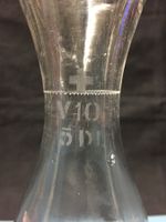 Antike Schweizer Glasflasche aus 1910