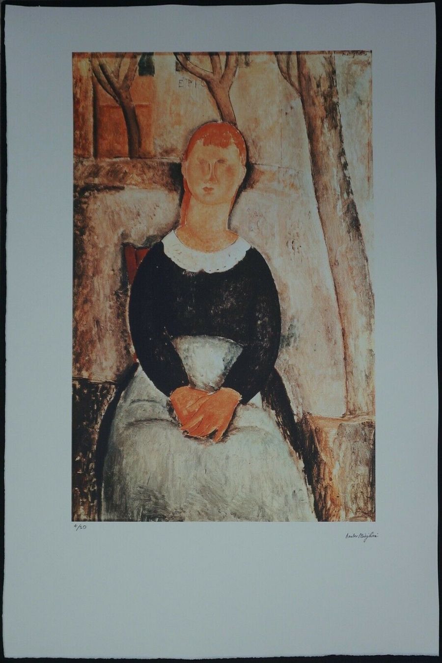Foto & Immagini: Amedeo Modigliani  HANDNUMMERIERT DRUCKSIGNIERT TOP ANGEBOT – Usato da Gersau venduto da kunst-online