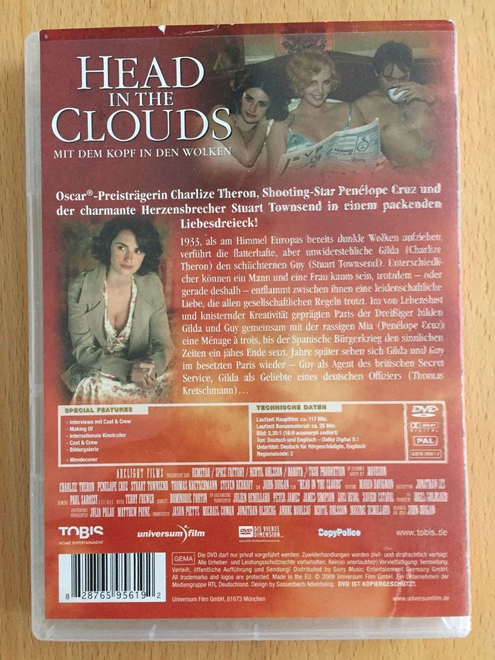 Tutti i DVDs: Head in the Clouds – Usato da Rüti ZH venduto da alumedien 1
