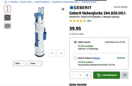 Geberit Heberglocke 244.820.00.1