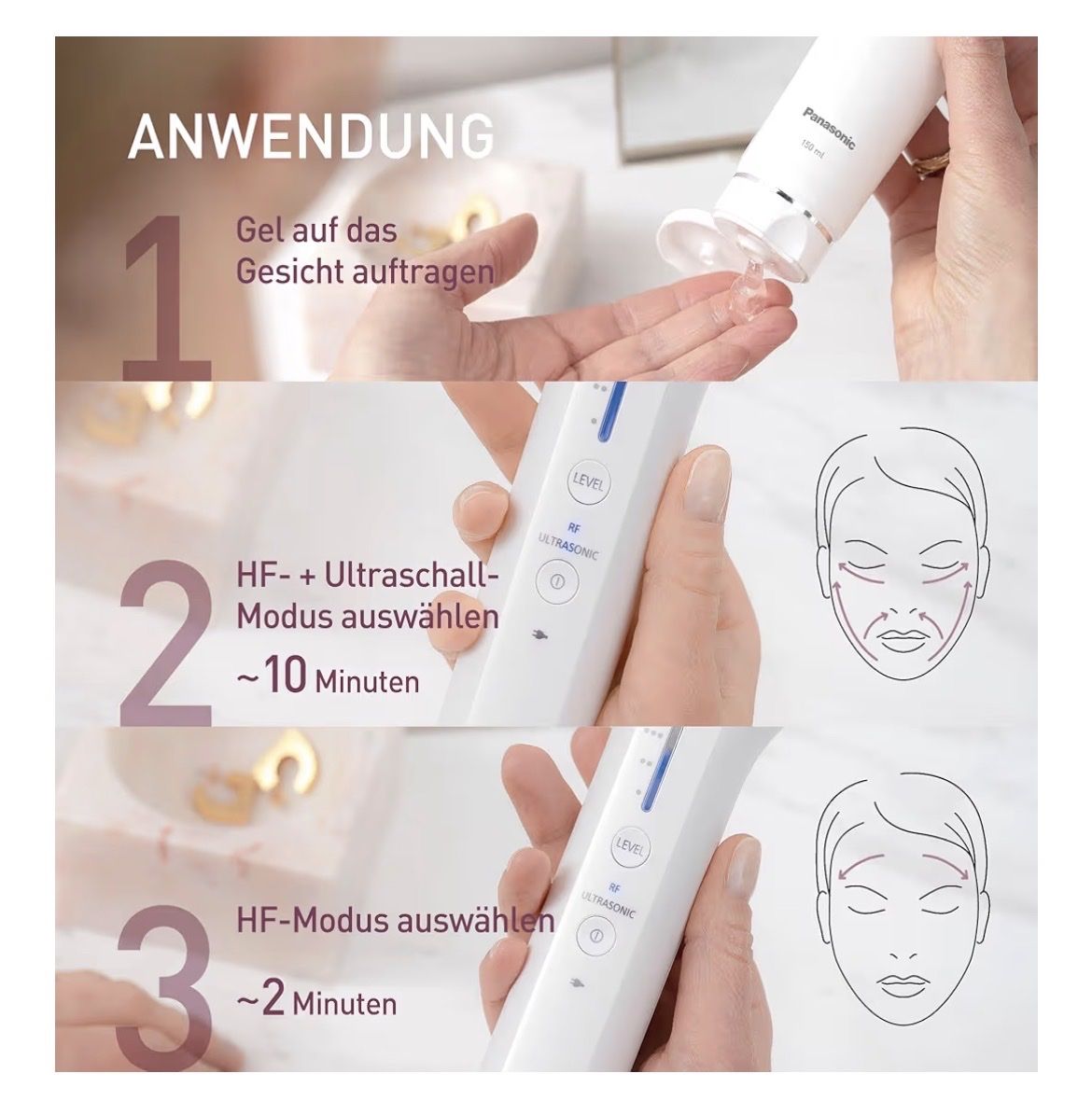 Cura del viso: Radiofrequenz und Ultraschall Gesichtsbehandlung – Nuovo (secondo la descrizione) da Ennetbaden venduto da sonrisa75 6