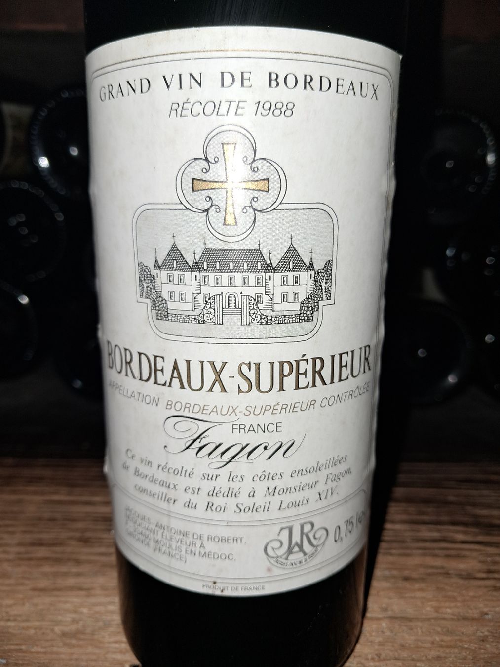 Wein: Bordeaux-Supérieur "Fagon" 1988 – Neu und originalverpackt aus Le locle von juliensaran 1