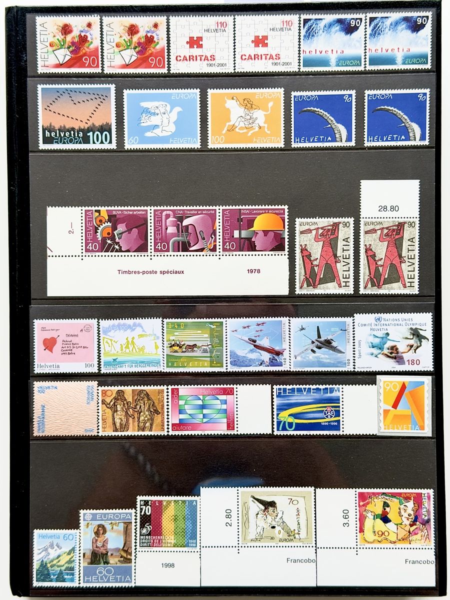Tous les timbres: Frankatur CHF 100.- postfrisch – Neuf (Voir description) à Glattbrugg par Artos67 2