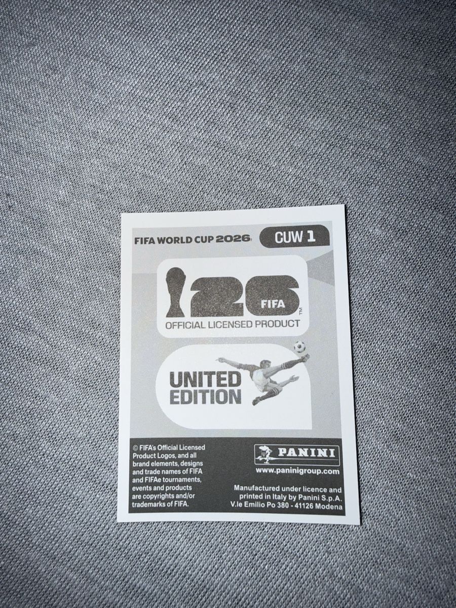Panini Carte collezionabili: CUW 1, Panini – Nuovo (secondo la descrizione) da Amriswil venduto da ALETAL 1