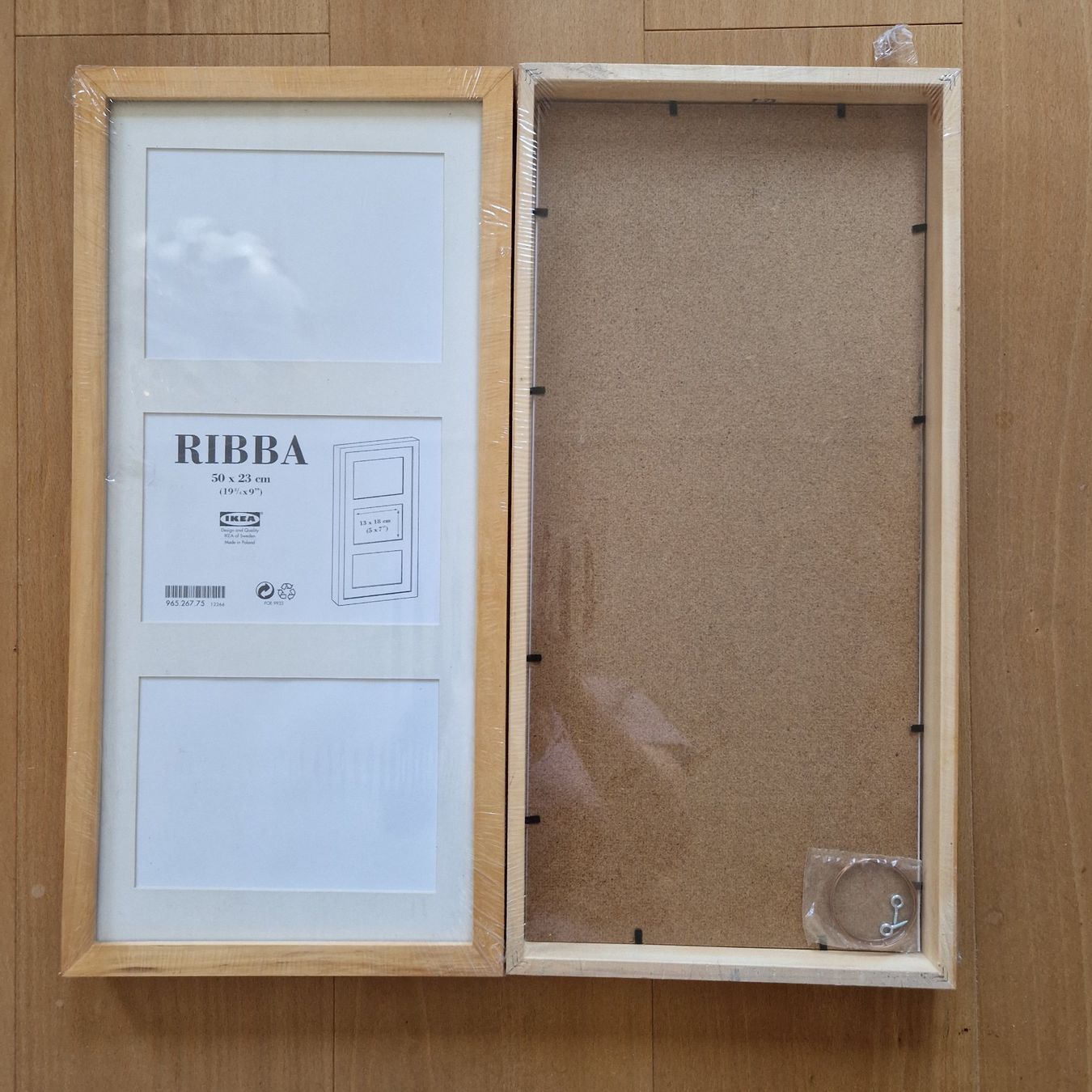Ikea Cornici: Ribba Bilderrahmen helles Holz 50x23 cm originalverpackt – Nuovo e nell'imballaggio originale da Rüti ZH venduto da Gigelisuppe 2