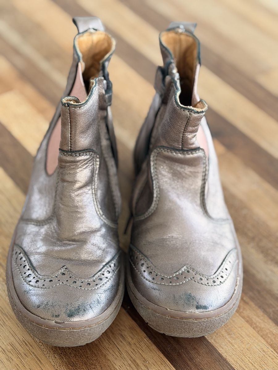 Bisgaard Scarpe per ragazze: Bisgaard Stiefelette, Gr. 32, Leder metallic finish – Usato da Allschwil venduto da cconnie 2