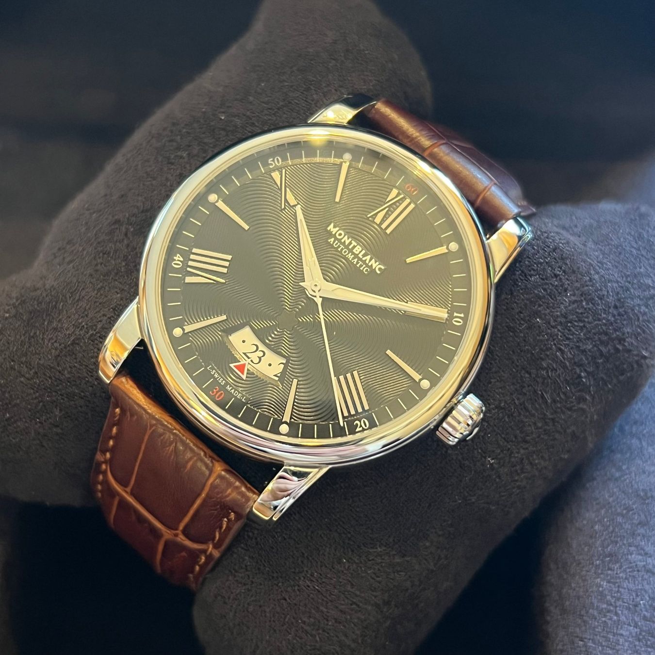 Montblanc Orologi: Montblanc 4810 Automatic Date Full Set 7390 – Usato da Carouge GE venduto da Watchaser 2