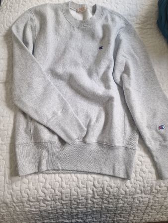 Champion Reverse Weave Pullover, Grau, Gr. M - Top Zustand!