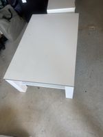Couchtisch weiss rechteckig mit Ablage gebraucht