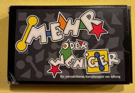 Mehr oder weniger