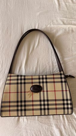 Burberry Handtasche Nova Check Leder guter Zustand