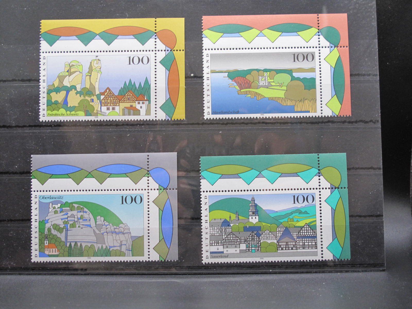 Tutti i francobolli: BRD 1995 Bilder Deutschlands III ** – Usato da Wil SG venduto da fva01