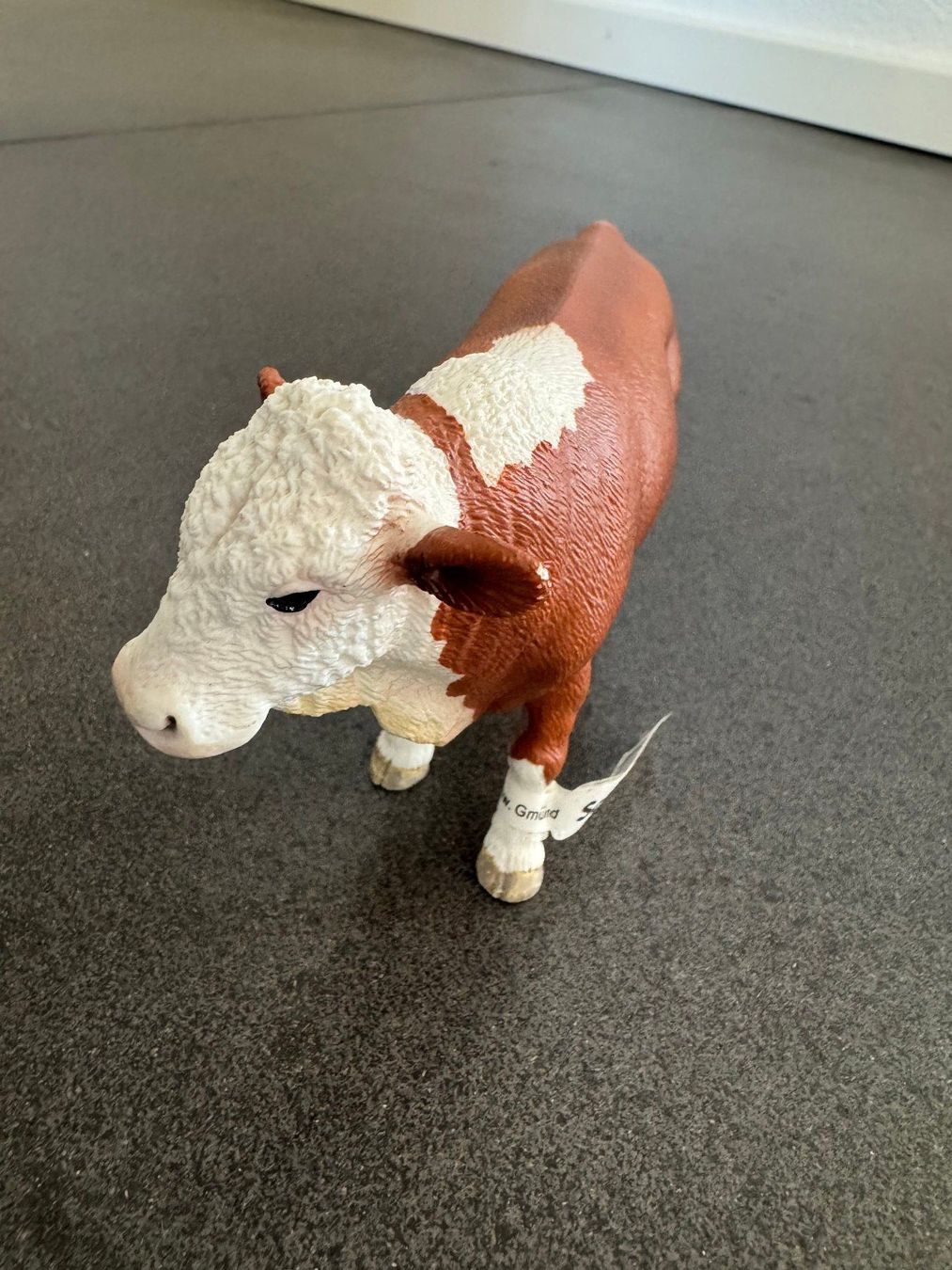 Schleich Statuette: Schleich 13763 "Hereford Bulle "2008" Kunstsofffigur – Usato da Fribourg venduto da tschjoly 1