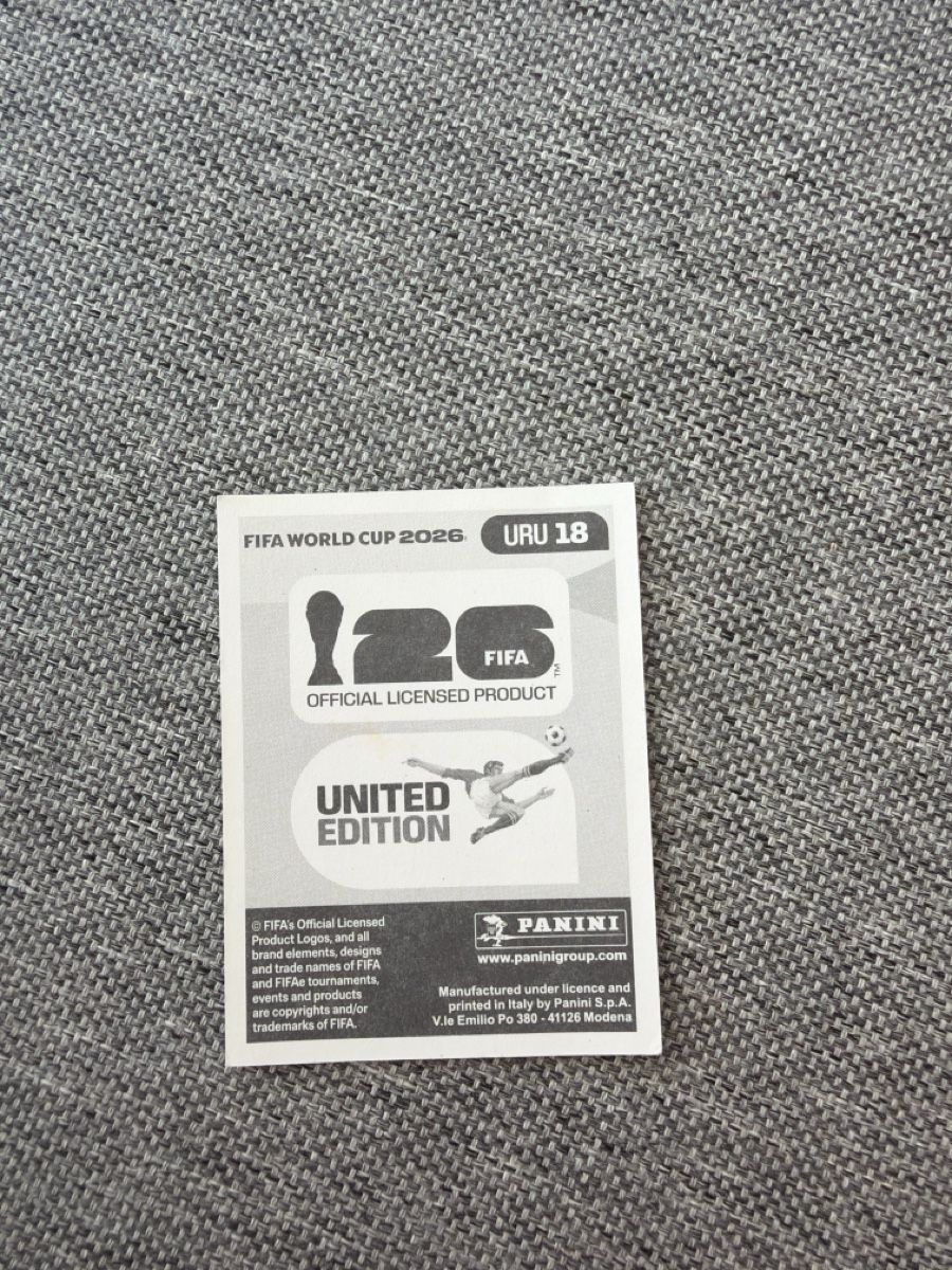 Panini Carte collezionabili: FIFA World Cup 2026 Sticker United Edition URU 18 – Nuovo e nell'imballaggio originale da Kriens venduto da saby24
