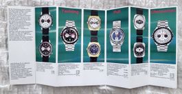 Breitling Chronograph Watch Brochure - Autumn 1973