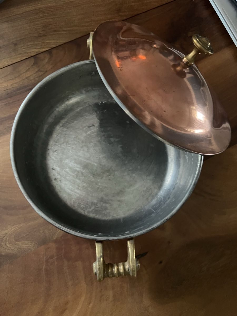 Pfannen: Kupfertopf mit Deckel D/20 cm – Gebraucht aus Aarberg von Edelschungit 1