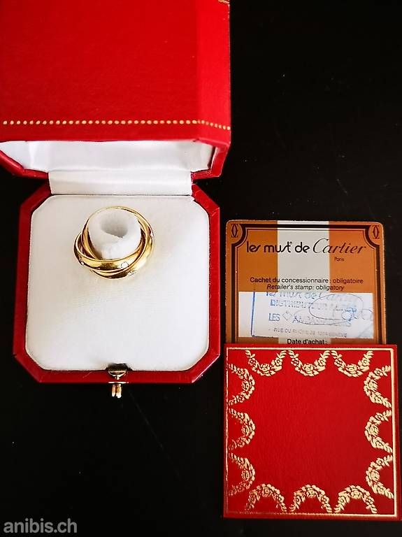 Cartier Anelli: Bague Cartier Tiffany Or & Diamonds – Usato da Geneve venduto da Vtss00