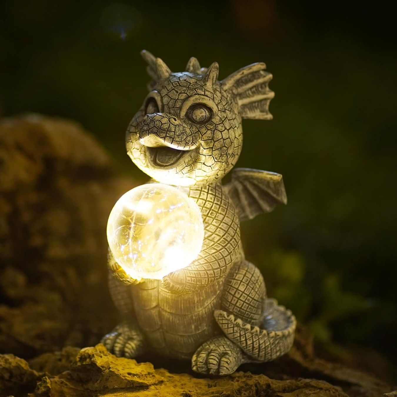 Statuette: Gartendeko mit Solar – Nuovo e nell'imballaggio originale da Nuglar venduto da SaleRitter