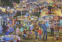Bluebird Puzzle Family Fun Carnival 1000 Teile gebraucht