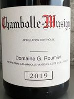 RARE 1X75 CL DOMAINE GEORGES ROUMIER CHAMBOLLE-MUSIGNY 2019