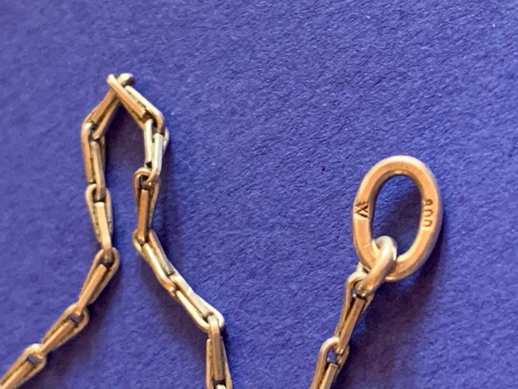 Catenine: Silberkette mit roten Elementen – Usato da Laufen venduto da Bellavitaboom 8
