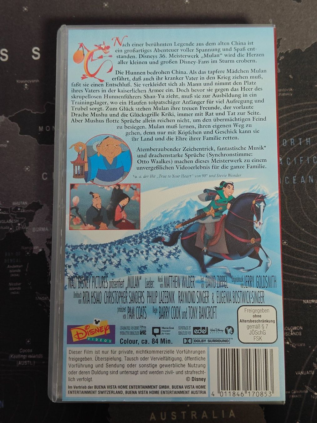 Tutti i VHS: Disney - Mulan - Videokassette VHS – Usato da Birr venduto da DisDas 1