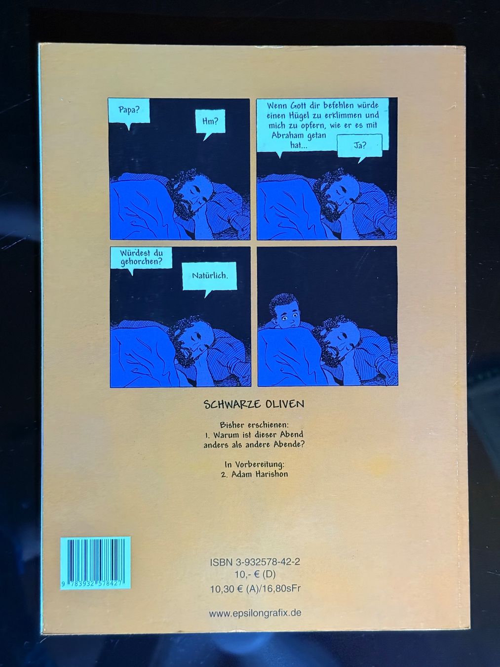 Fumetti: Schwarze Oliven Comic 1 - Emmanuel Guibert, Joann Sfar – Usato da Zuerich venduto da SonderArt-Wertgut 3