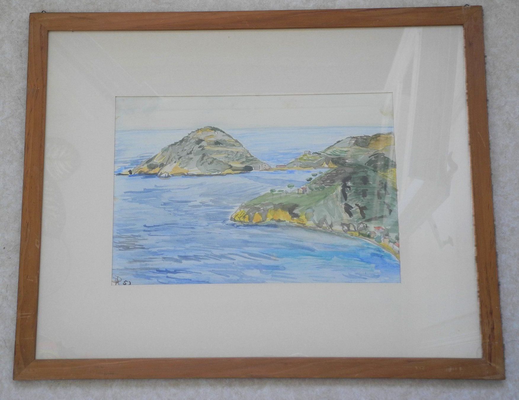Dipinti: Südländische Meeresküste monogr. dat. – Usato da Wünnewil venduto da FineArt-NicePrice