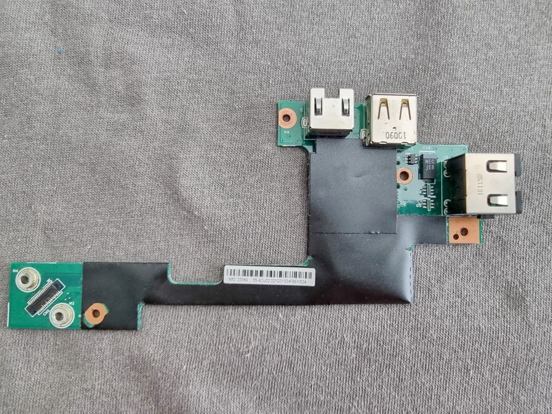 Lenovo Schede madri: LENOVO ThinkPad T510 Mainboard Erweiterungsboard LAN USB Mod – Usato da Safenwil venduto da gudda