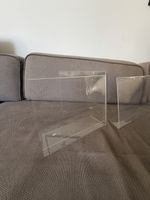 Supporti acrilici trasparenti portaoggetti set di 2 dimensio