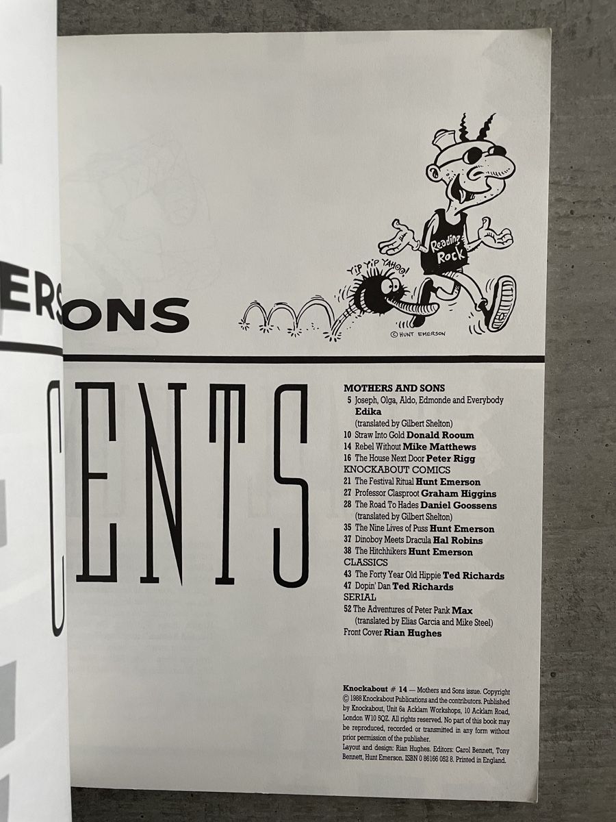 Fumetti: KNOCKABOUT - SONS AND MOTHERS – Usato da Pfungen venduto da Druller 1