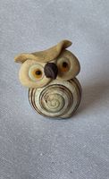 Eule Figur ist auf dem Schneckenhüsli Handgemacht klein 