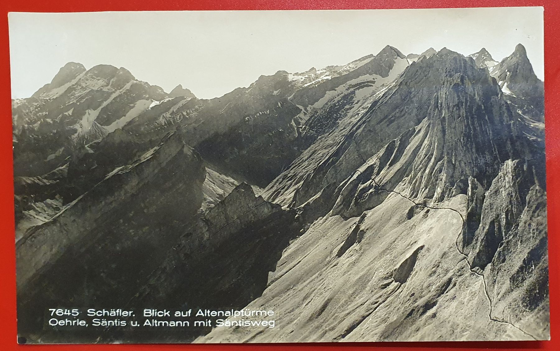 Cartoline postali: Lot von 8 Ansichtskarte vom Säntis & Alpstein – Usato da Kreuzlingen venduto da Rschweiz1 2