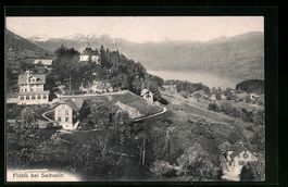 Flühli b. Sachseln, Ortsansicht mit Kir