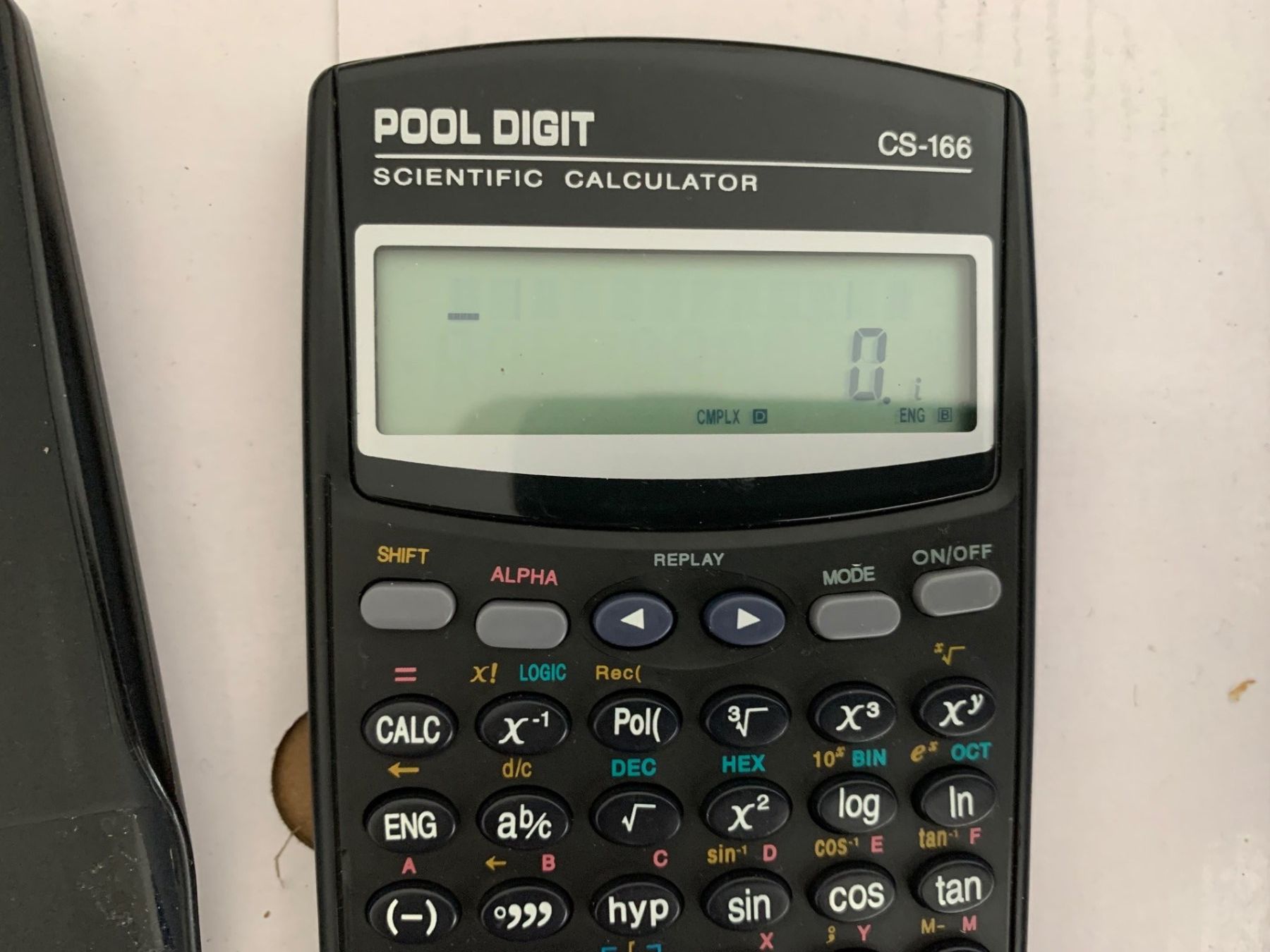 Taschenrechner: Pool Digit CS-166 wissenschaftlicher Rechner mit Hülle – Gebraucht aus Emmen von newdeal1970 1