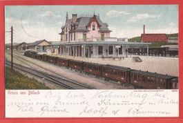 Bülach - Bahnhof mit Eisenbahn - 1905