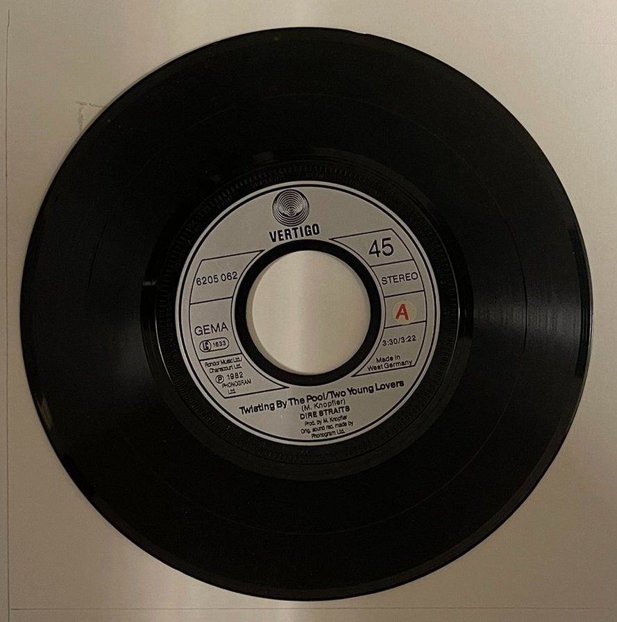 Dischi in vinile: Single: DIRE STRAITS - Twisting By The Pool – Usato da Frenkendorf venduto da Yard-Sale-2000 2